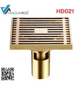 Phễu thoát sàn bằng đồng Haduvico HD021