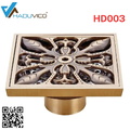 Phễu thoát sàn hoa văn bằng đồng Haduvico HD003