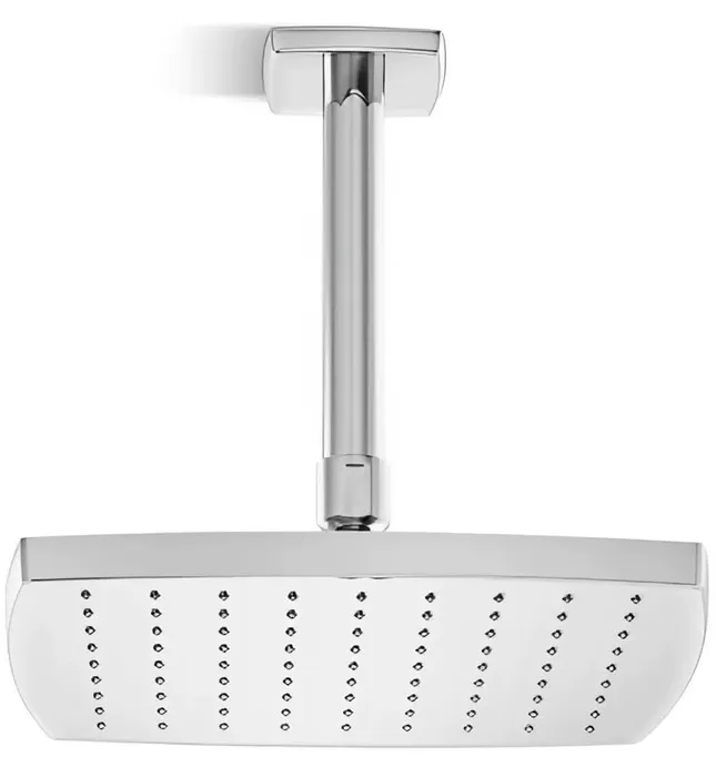 Bát sen tắm phun mưa eco vuông màu nickel Kallista P21515-00-AD