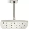 Bát sen tắm phun mưa eco vuông màu nickel Kallista P21515-00-AD