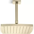 Bát sen tắm phun mưa eco vuông màu nickel Kallista P21515-00-AD