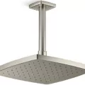 Bát sen tắm phun mưa eco vuông màu nickel Kallista P21515-00-AD