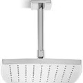 Bát sen tắm phun mưa eco vuông màu nickel Kallista P21515-00-AD