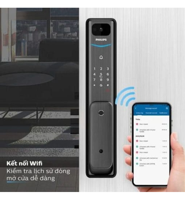 Khóa Cửa Thông Minh PHILIPS DDL303-VP