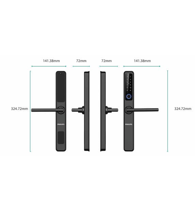 Khóa Cửa Thông Minh PHILIPS DDL608-5HWS 