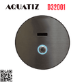 Van xả tiểu cảm ứng màu đen dùng pin điện Aquatiz D32001