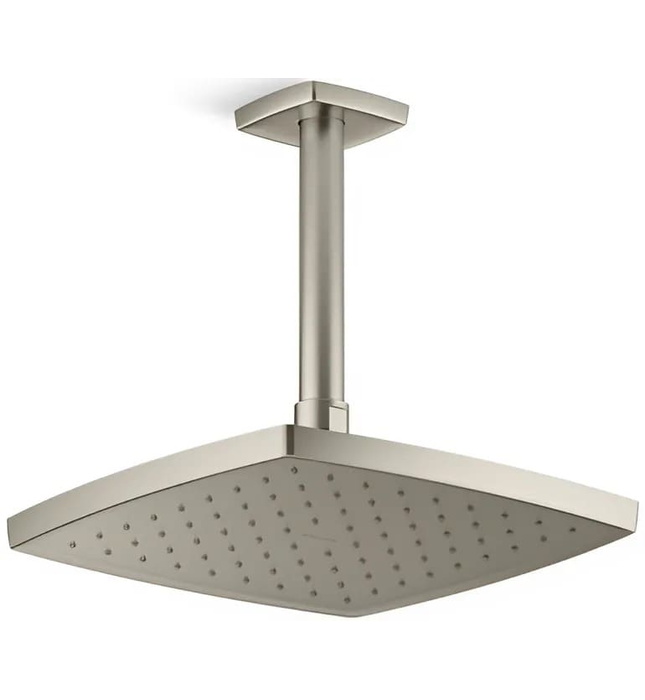 Bát sen tắm phun mưa eco vuông màu vàng Kallista P21515-00-BAF