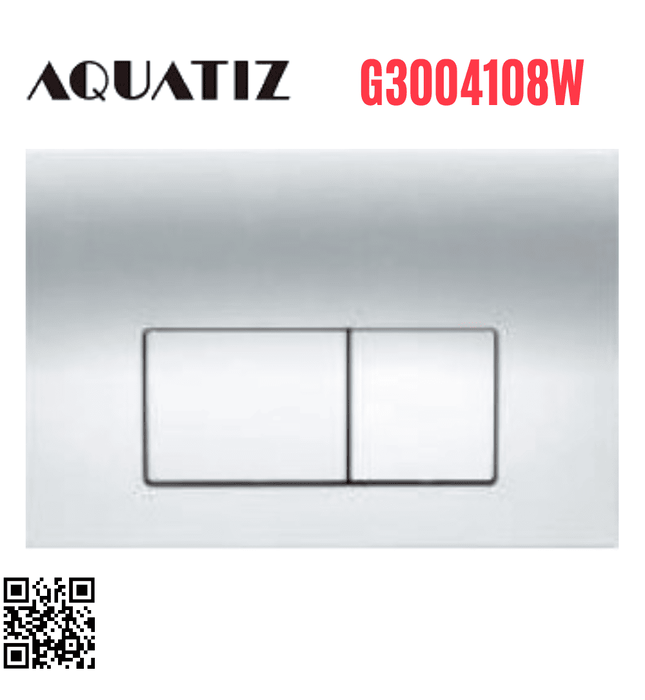 Mặt nạ xả nhấn bồn cầu âm tường Aquatiz G3004108W