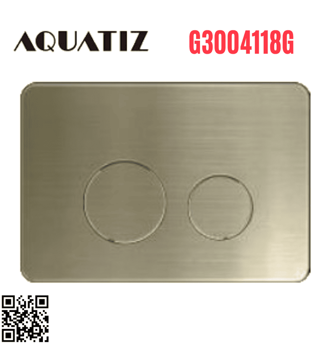 Mặt nạ xả nhấn bồn cầu âm tường Aquatiz G3004118G