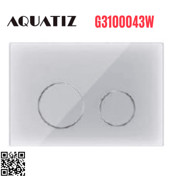 Mặt nạ xả nhấn bồn cầu âm tường Aquatiz G3100043W