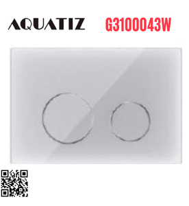 Mặt nạ xả nhấn bồn cầu âm tường Aquatiz G3100043W