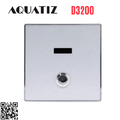 Van xả tiểu cảm ứng màu chrome dùng pin điện Aquatiz D3200