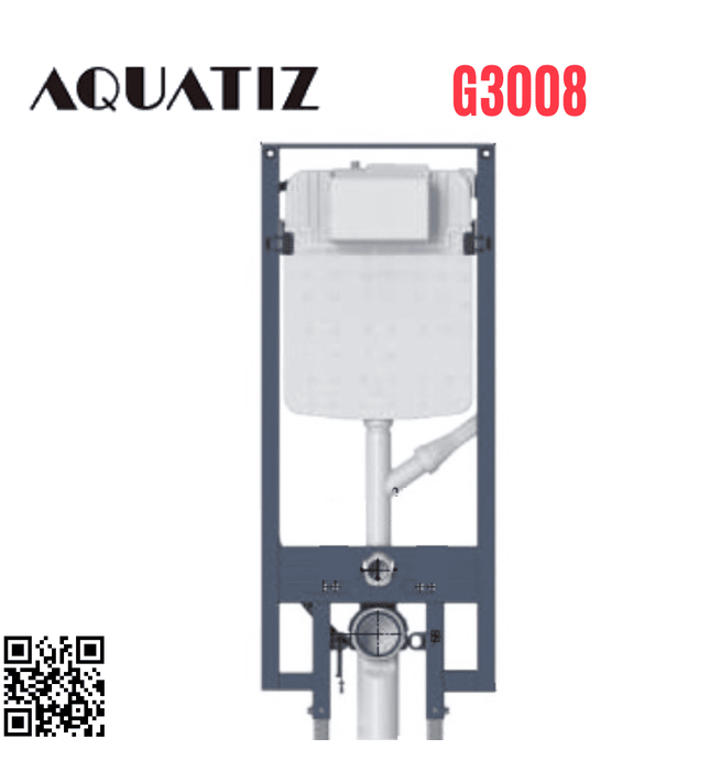 Khung két nước bồn cầu âm tường Aquatiz G3008