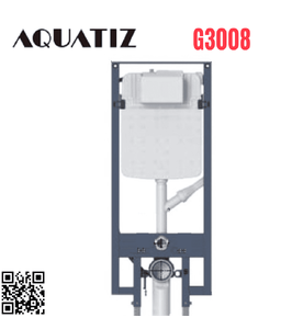 Khung két nước bồn cầu âm tường Aquatiz G3008