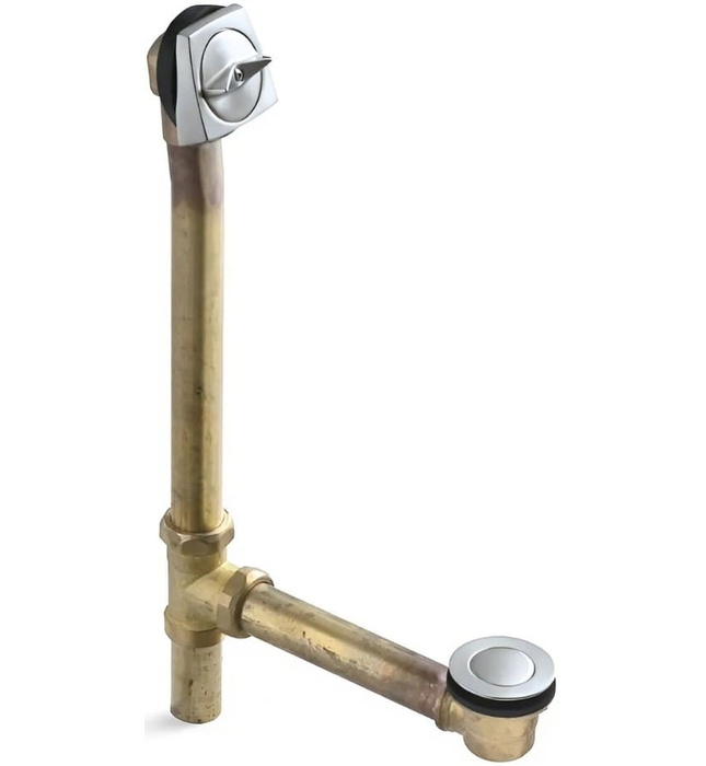 Bộ xả bồn tắm Mỹ màu nickel Kallista P21575-00-AG