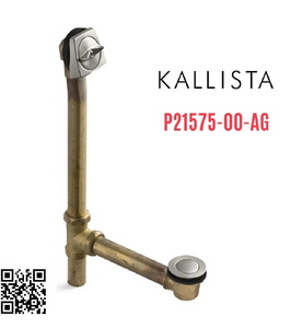 Bộ xả bồn tắm Mỹ màu nickel Kallista P21575-00-AG