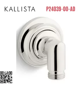Cổ nối sen tắm âm tường màu nickel Kallista P24039-00-AD