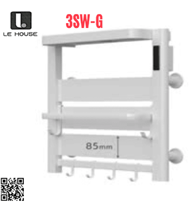 Thang sấy khăn thông mình màu xám Le House 3SW-G