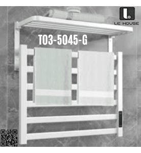Giàn sấy khăn thông mình màu xám Le House T03-5045-G