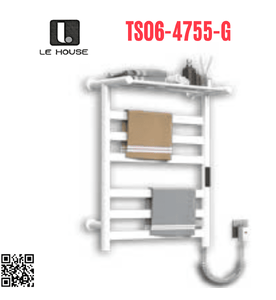 Giá treo khăn điện thông mình màu xám Le House TS06-4755-G