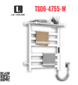 Giá treo khăn điện thông mình màu trắng Le House TS06-4755-W