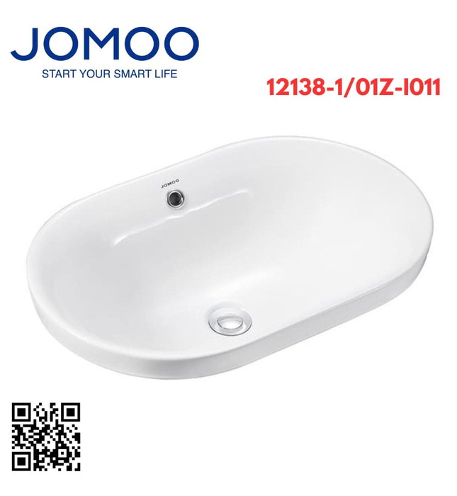 Chậu Lavabo Dương Vành JOMOO 12138-1/01Z-I011