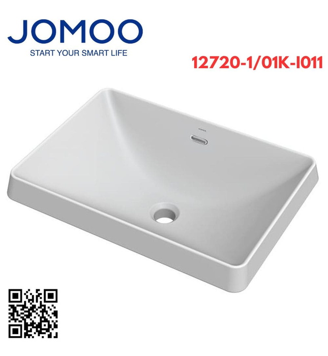 Chậu Lavabo Bán Âm JOMOO 12720-1/01K-I011