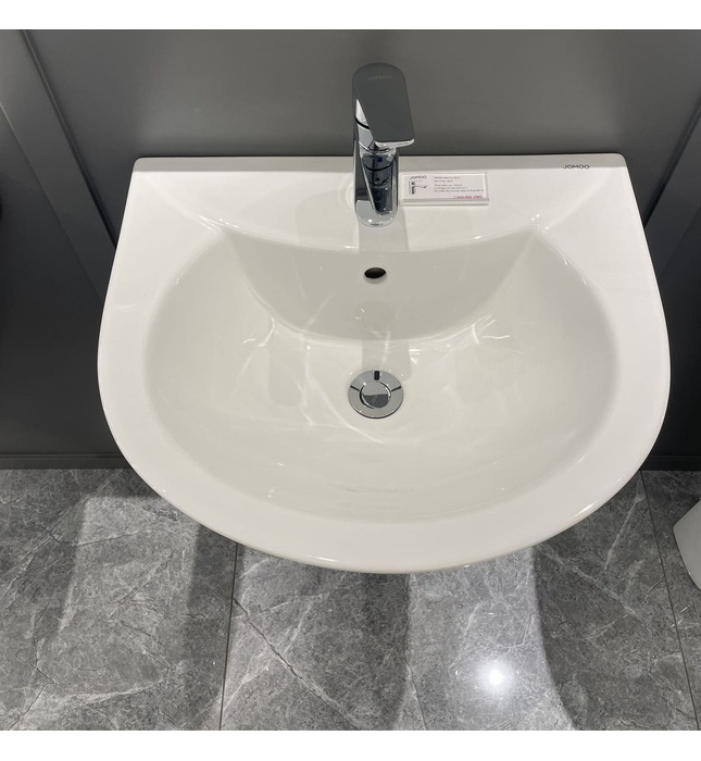 Chậu Lavabo Treo Tường Chân Lửng JOMOO P12748-1/11P-1