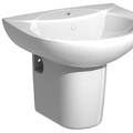 Chậu Lavabo Treo Tường Chân Lửng JOMOO P12748-1/11P-1