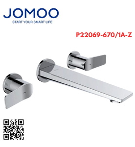Vòi lavabo nóng lạnh âm tường Jomoo P22069-670/1A-Z