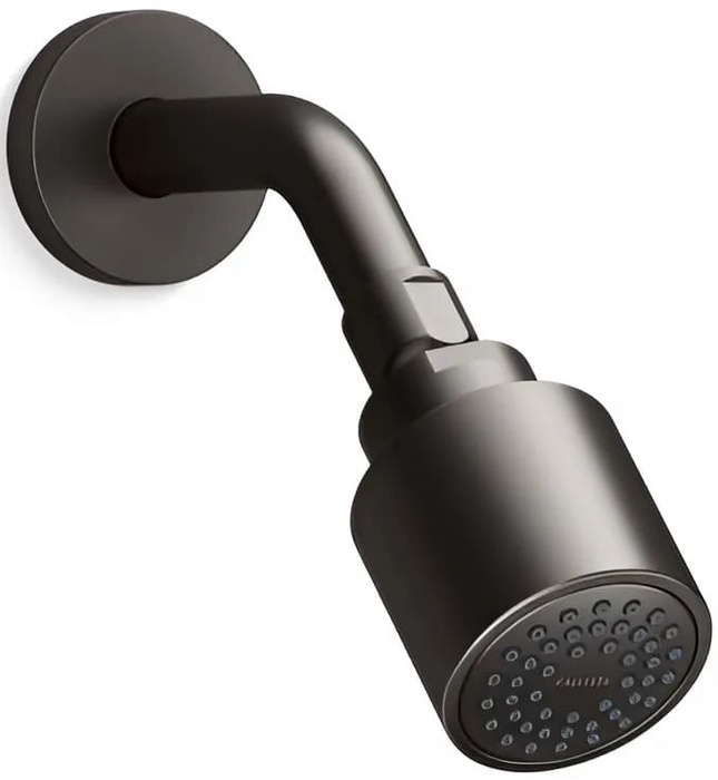 Bát sen tắm và tay sen gắn tường màu xanh đen Kallista P24482-00-GN