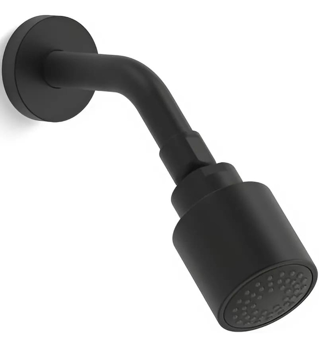 Bát sen tắm và tay sen gắn tường màu vàng Kallista P24482-00-BAF