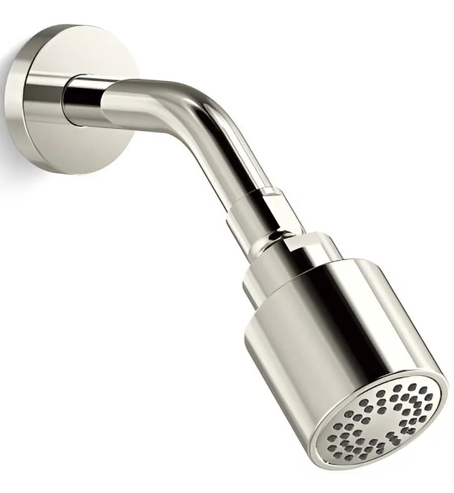 Bát sen tắm và tay sen gắn tường màu chrome Kallista P24482-00-CP