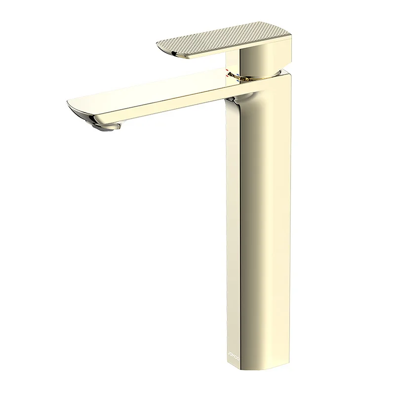 Vòi lavabo nóng lạnh thân cao màu vàng Jomoo 32416-715/EA-Z