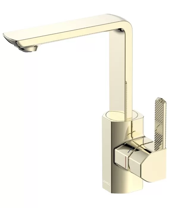 Vòi lavabo nóng lạnh thân cao màu vàng Jomoo 32437-716/EA-Z