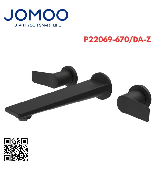 Vòi lavabo nóng lạnh âm tường Jomoo P22069-670/DA-Z