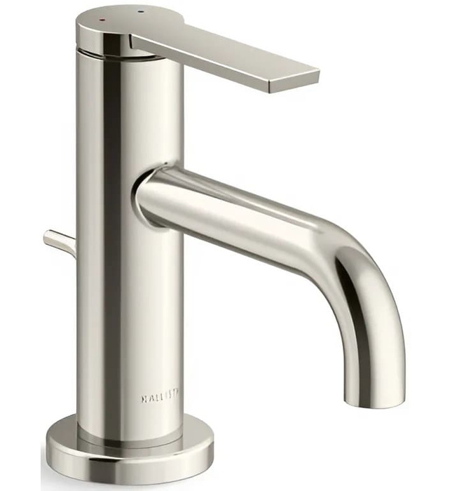 Vòi chậu rửa mặt cổ thấp màu nickel Kallista P26610-00-BN