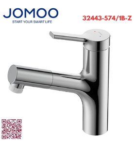 Vòi lavabo nóng lạnh dây rút Jomoo 32443-574/1B-Z