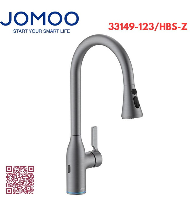 Vòi chậu rửa bát dây rút Jomoo 33149-123/HBS-Z