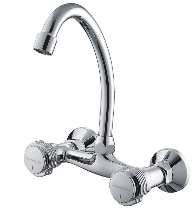 Vòi chậu rửa bát nóng lạnh gắn tường Jomoo 2401-255/1C1-Z