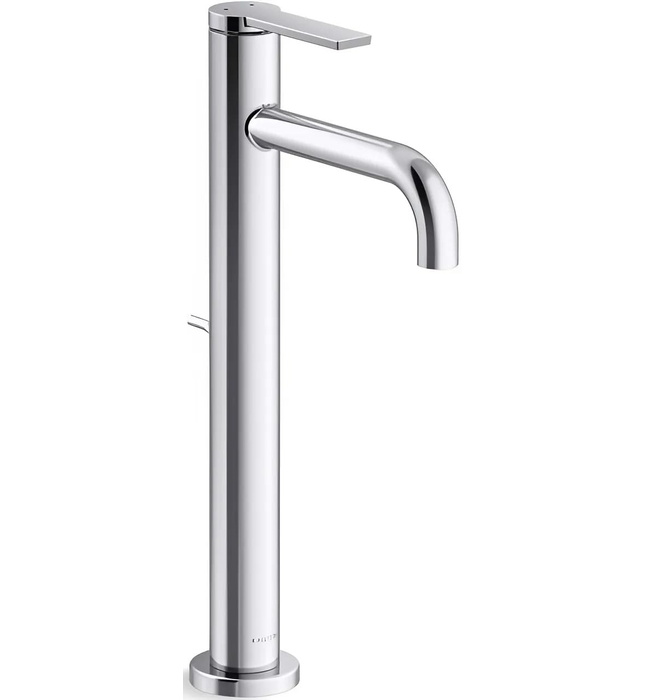 Vòi chậu rửa mặt 1 chân thân cao màu nickel Kallista P26612-00-BN