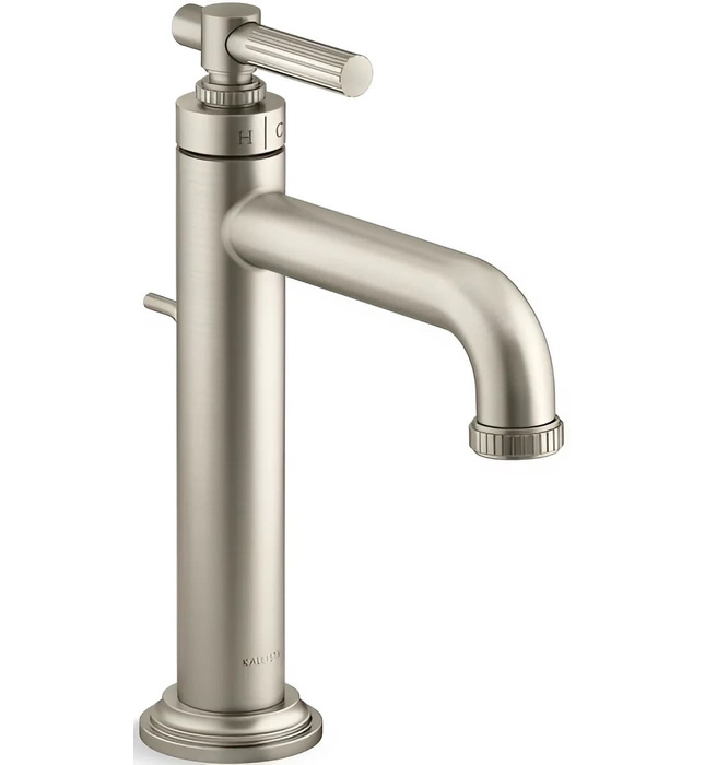 Vòi chậu rửa mặt nóng lạnh 1 chân màu chrome Kallista P26622-00-CP