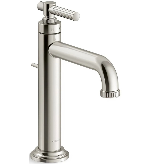 Vòi chậu rửa mặt nóng lạnh 1 chân màu chrome Kallista P26622-00-CP