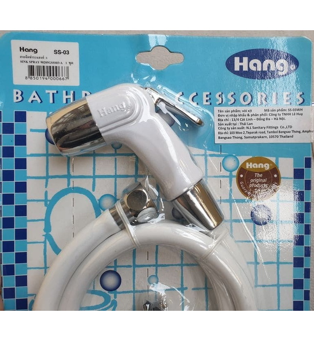 Vòi xịt vệ sinh chịu áp lực nước cao Hang SS-03 nhập khẩu Thái Lan