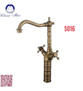 Vòi chậu rửa mặt tân cổ điển CleanMax 5016