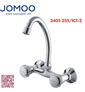 Vòi chậu rửa bát nóng lạnh gắn tường Jomoo 2401-255/1C1-Z