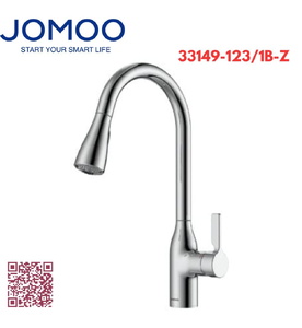 Vòi chậu rửa bát dây rút Jomoo 33149-123/1B-Z