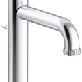 Vòi chậu rửa mặt nóng lạnh 1 chân màu nickel Kallista P26622-00-SN