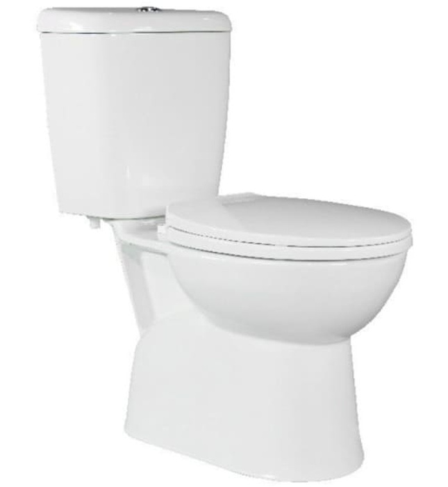 Bồn cầu 2 khối xả nhấn nắp êm Premier P13-003-WH