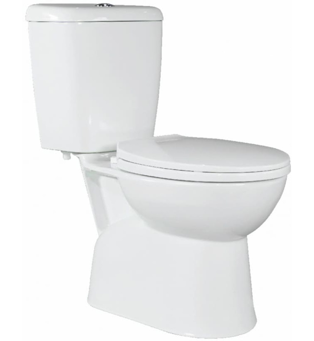 Bồn cầu 2 khối nắp êm Premier P13-001-WH xả nhấn